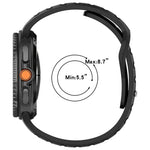 xDfind Silikon-Uhrenarmband mit runden Punkten und silberner Dornschließe, passend für Samsung Galaxy Watch Ultra/Ultra 2025 und Samsung Galaxy Watch8/8 Classic