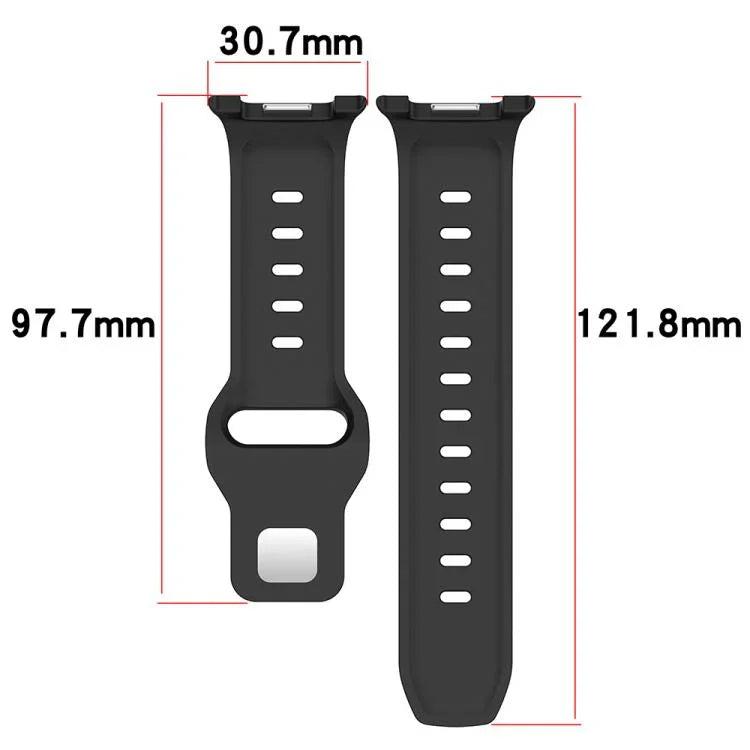 xDfind Silikon-Uhrenarmband mit runden Punkten und silberner Dornschließe, passend für Samsung Galaxy Watch Ultra/Ultra 2025 und Samsung Galaxy Watch8/8 Classic
