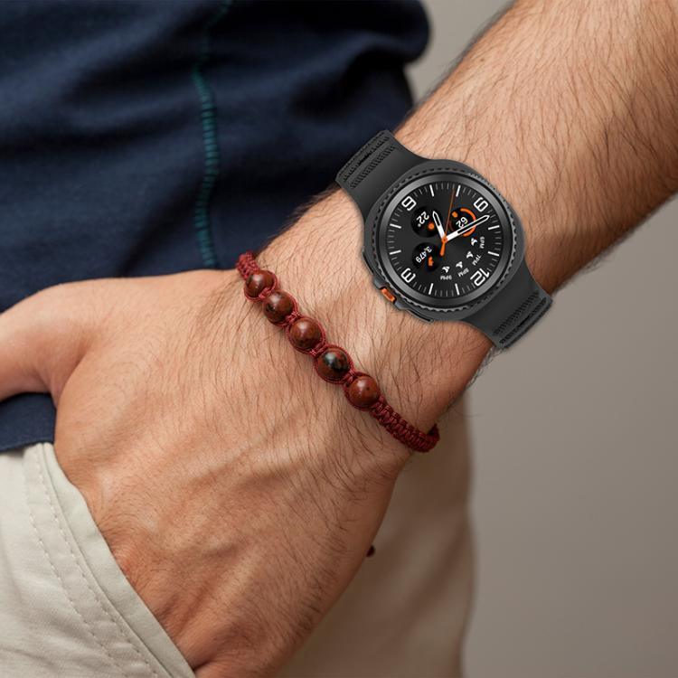 xDfind Silikon-Uhrenarmband mit runden Punkten und silberner Dornschließe, passend für Samsung Galaxy Watch Ultra/Ultra 2025 und Samsung Galaxy Watch8/8 Classic