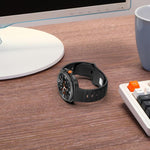 xDfind Silikon-Uhrenarmband mit runden Punkten und silberner Dornschließe, passend für Samsung Galaxy Watch Ultra/Ultra 2025 und Samsung Galaxy Watch8/8 Classic