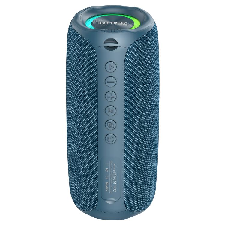Zealot MP2 20W Tragbarer Outdoor-RGB-Bluetooth-Lautsprecher, ohne Mikrofon (Blau), ohne Mikrofon (Tarnfarben), ohne Mikrofon (Schwarz)