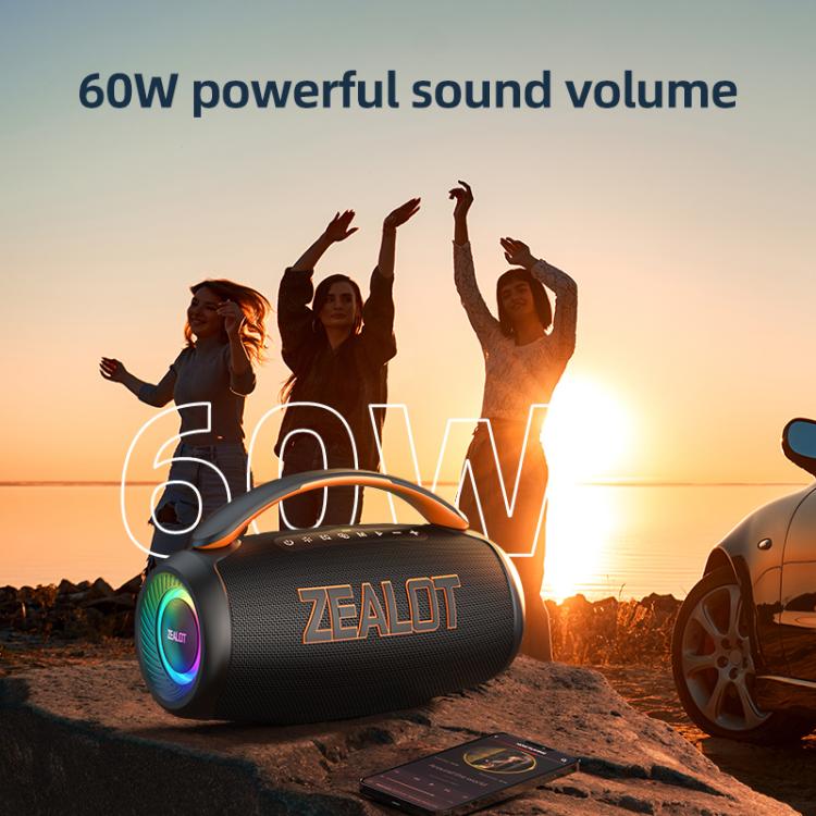 Zealot P12 60W Tragbarer Outdoor RGB Bluetooth Lautsprecher, PT12, P12