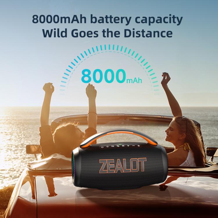 Zealot P12 60W Tragbarer Outdoor RGB Bluetooth Lautsprecher, PT12, P12