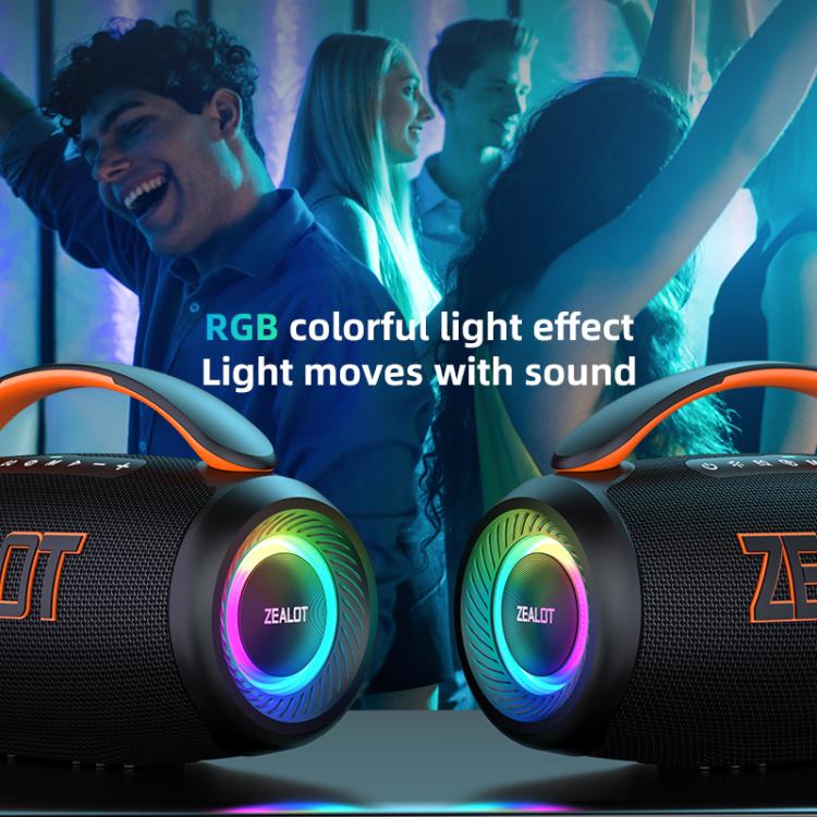 Zealot P12 60W Tragbarer Outdoor RGB Bluetooth Lautsprecher, PT12, P12