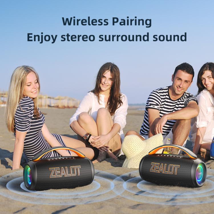 Zealot P12 60W Tragbarer Outdoor RGB Bluetooth Lautsprecher, PT12, P12