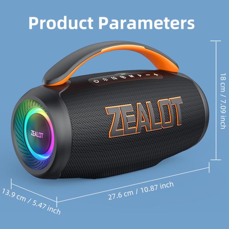 Zealot P12 60W Tragbarer Outdoor RGB Bluetooth Lautsprecher, PT12, P12