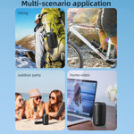 Zealot M2 8W Tragbarer Outdoor RGB Bluetooth-Lautsprecher, mit 2 Mikrofonen, mit 1 Mikrofon