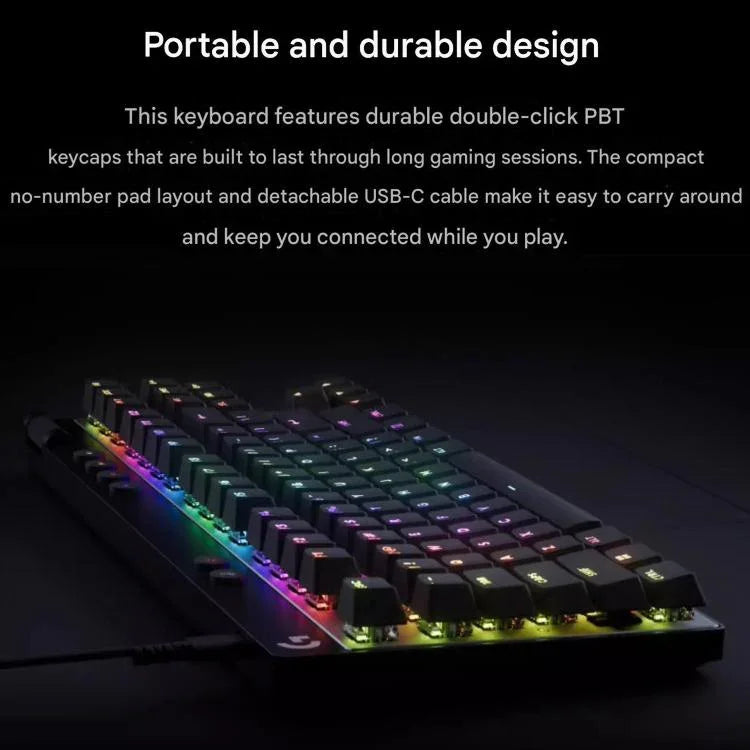 Logitech G PRO X TKL RAPID kabellose Gaming-Tastatur mit Magnetschaltern