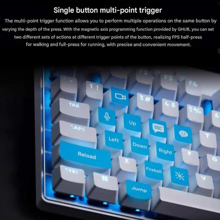 Logitech G PRO X TKL RAPID kabellose Gaming-Tastatur mit Magnetschaltern