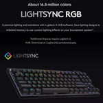 Logitech G PRO X TKL kabellose Gaming-Tastatur, GX-L mechanische Switches