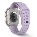 Silikonarmband mit Haifischmuster und Löchern, für Apple Watch 46 mm / 49 mm / 45 mm / 44 mm