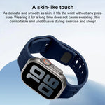 Silikonarmband mit Haifischmuster und Löchern, für Apple Watch 46 mm / 49 mm / 45 mm / 44 mm