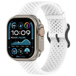 xDfind Atmungsaktives Silikon-Uhrenarmband, für Apple Watch 42 / 44 / 45 / 46 / 49 mm, für Apple Watch 38 / 40 / 41 / S10 42 mm