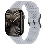 xDfind Atmungsaktives Silikon-Uhrenarmband, für Apple Watch 42 / 44 / 45 / 46 / 49 mm, für Apple Watch 38 / 40 / 41 / S10 42 mm