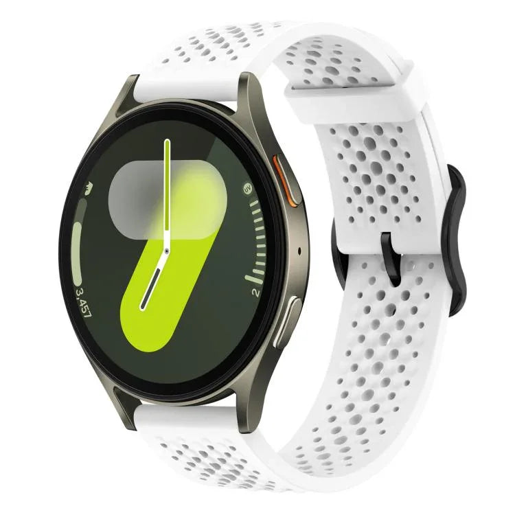 xDfind Atmungsaktives Silikon-Uhrenarmband, für Samsung Galaxy Watch Ultra / Ultra 2025, Samsung Galaxy Watch 8 / 8 Classic, Samsung Galaxy Watch 7 / 6 / 5 / FE