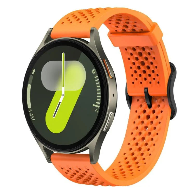 xDfind Atmungsaktives Silikon-Uhrenarmband, für Samsung Galaxy Watch Ultra / Ultra 2025, Samsung Galaxy Watch 8 / 8 Classic, Samsung Galaxy Watch 7 / 6 / 5 / FE