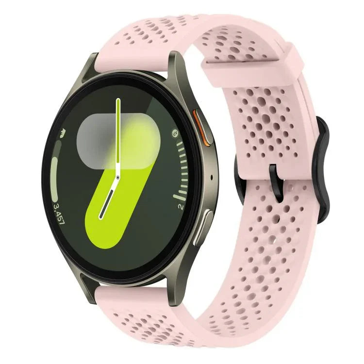 xDfind Atmungsaktives Silikon-Uhrenarmband, für Samsung Galaxy Watch Ultra / Ultra 2025, Samsung Galaxy Watch 8 / 8 Classic, Samsung Galaxy Watch 7 / 6 / 5 / FE