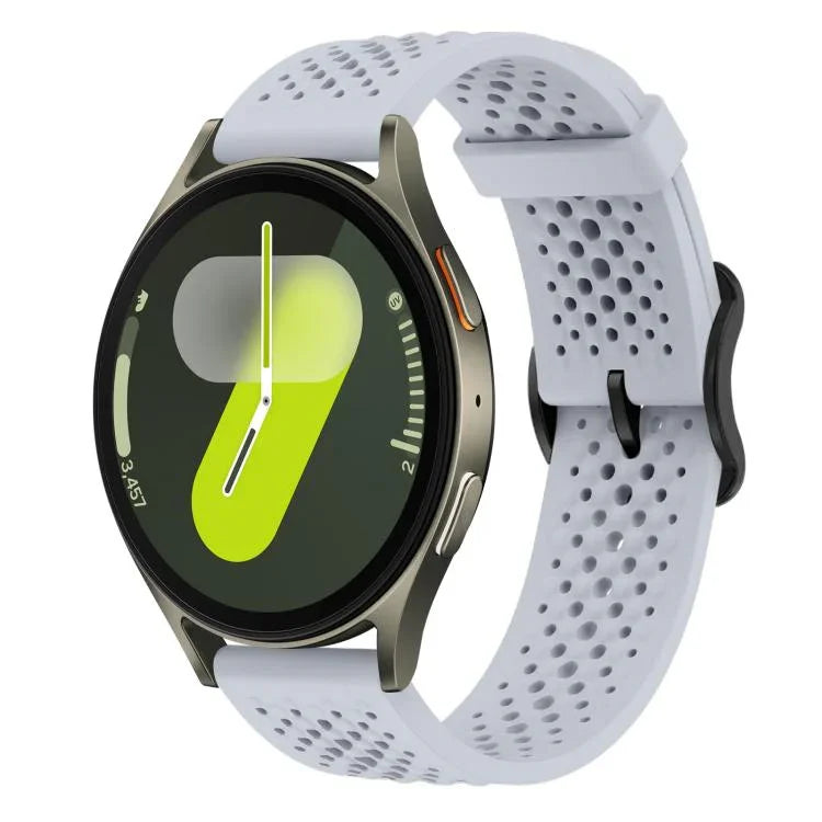 xDfind Atmungsaktives Silikon-Uhrenarmband, für Samsung Galaxy Watch Ultra / Ultra 2025, Samsung Galaxy Watch 8 / 8 Classic, Samsung Galaxy Watch 7 / 6 / 5 / FE