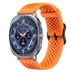 xDfind Atmungsaktives Silikon-Uhrenarmband, für Samsung Galaxy Watch Ultra / Ultra 2025, Samsung Galaxy Watch 8 / 8 Classic, Samsung Galaxy Watch 7 / 6 / 5 / FE