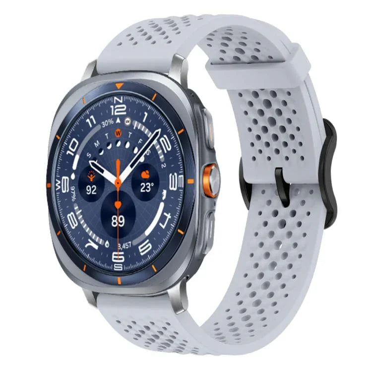 xDfind Atmungsaktives Silikon-Uhrenarmband, für Samsung Galaxy Watch Ultra / Ultra 2025, Samsung Galaxy Watch 8 / 8 Classic, Samsung Galaxy Watch 7 / 6 / 5 / FE