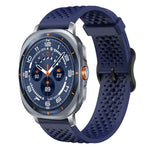 xDfind Atmungsaktives Silikon-Uhrenarmband, für Samsung Galaxy Watch Ultra / Ultra 2025, Samsung Galaxy Watch 8 / 8 Classic, Samsung Galaxy Watch 7 / 6 / 5 / FE