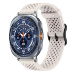 xDfind Atmungsaktives Silikon-Uhrenarmband, für Samsung Galaxy Watch Ultra / Ultra 2025, Samsung Galaxy Watch 8 / 8 Classic, Samsung Galaxy Watch 7 / 6 / 5 / FE