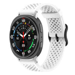 xDfind Atmungsaktives Silikon-Uhrenarmband, für Samsung Galaxy Watch Ultra / Ultra 2025, Samsung Galaxy Watch 8 / 8 Classic, Samsung Galaxy Watch 7 / 6 / 5 / FE