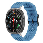 xDfind Atmungsaktives Silikon-Uhrenarmband, für Samsung Galaxy Watch Ultra / Ultra 2025, Samsung Galaxy Watch 8 / 8 Classic, Samsung Galaxy Watch 7 / 6 / 5 / FE