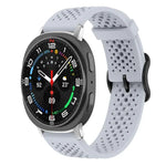 xDfind Atmungsaktives Silikon-Uhrenarmband, für Samsung Galaxy Watch Ultra / Ultra 2025, Samsung Galaxy Watch 8 / 8 Classic, Samsung Galaxy Watch 7 / 6 / 5 / FE