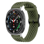 xDfind Atmungsaktives Silikon-Uhrenarmband, für Samsung Galaxy Watch Ultra / Ultra 2025, Samsung Galaxy Watch 8 / 8 Classic, Samsung Galaxy Watch 7 / 6 / 5 / FE