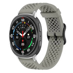 xDfind Atmungsaktives Silikon-Uhrenarmband, für Samsung Galaxy Watch Ultra / Ultra 2025, Samsung Galaxy Watch 8 / 8 Classic, Samsung Galaxy Watch 7 / 6 / 5 / FE
