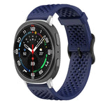 xDfind Atmungsaktives Silikon-Uhrenarmband, für Samsung Galaxy Watch Ultra / Ultra 2025, Samsung Galaxy Watch 8 / 8 Classic, Samsung Galaxy Watch 7 / 6 / 5 / FE