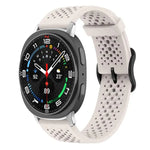 xDfind Atmungsaktives Silikon-Uhrenarmband, für Samsung Galaxy Watch Ultra / Ultra 2025, Samsung Galaxy Watch 8 / 8 Classic, Samsung Galaxy Watch 7 / 6 / 5 / FE