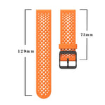 xDfind Atmungsaktives Silikon-Uhrenarmband, für Samsung Galaxy Watch Ultra / Ultra 2025, Samsung Galaxy Watch 8 / 8 Classic, Samsung Galaxy Watch 7 / 6 / 5 / FE