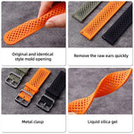 xDfind Atmungsaktives Silikon-Uhrenarmband, für Samsung Galaxy Watch Ultra / Ultra 2025, Samsung Galaxy Watch 8 / 8 Classic, Samsung Galaxy Watch 7 / 6 / 5 / FE