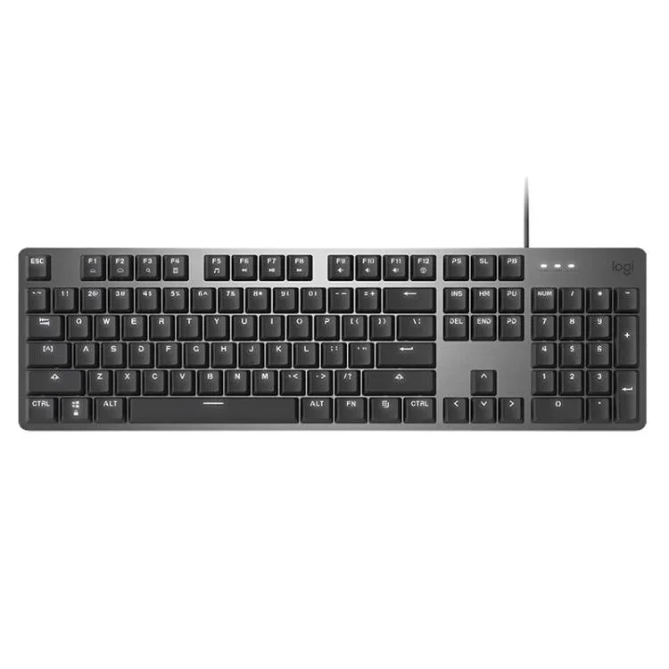 Logitech K845 Mechanische Tastatur mit Hintergrundbeleuchtung, kabelgebunden, Kabellänge: 1,8 m, Longhua Brown Achse, Longhua Red Achse