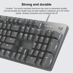 Logitech K845 Mechanische Tastatur mit Hintergrundbeleuchtung, kabelgebunden, Kabellänge: 1,8 m, Longhua Brown Achse, Longhua Red Achse