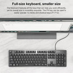 Logitech K845 Mechanische Tastatur mit Hintergrundbeleuchtung, kabelgebunden, Kabellänge: 1,8 m, Longhua Brown Achse, Longhua Red Achse