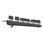 Logitech K845 Mechanische Tastatur mit Hintergrundbeleuchtung, kabelgebunden, Kabellänge: 1,8 m, Longhua Brown Achse, Longhua Red Achse