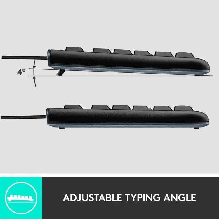 Logitech MK120 Kabelgebundenes Tastatur- und Maus-Set