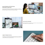Logitech MK950 Kabelloses schlankes Bluetooth-Tastatur- und Maus-Set