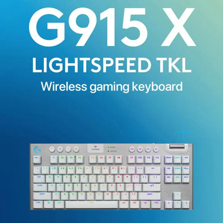 Logitech G915 X LIGHTSPEED TKL Gaming-Tastatur mit niedrigen Profil