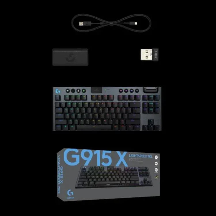 Logitech G915 X LIGHTSPEED TKL Gaming-Tastatur mit niedrigen Profil