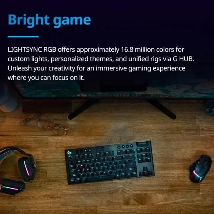 Logitech G915 X LIGHTSPEED TKL Gaming-Tastatur mit niedrigen Profil