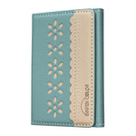 BFK25 BINFEN Farbige Blumen Magsafe Magnetische Leder-Kartenetui