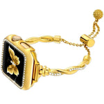 xDfind Twist Armband mit Diamanten, Metallarmband, für Apple Watch 42 / 44 / 45 / 46 / 49 mm, für Apple Watch 38 / 40 / 41 / S10 42 mm