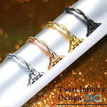 xDfind Twist Armband mit Diamanten, Metallarmband, für Apple Watch 42 / 44 / 45 / 46 / 49 mm, für Apple Watch 38 / 40 / 41 / S10 42 mm