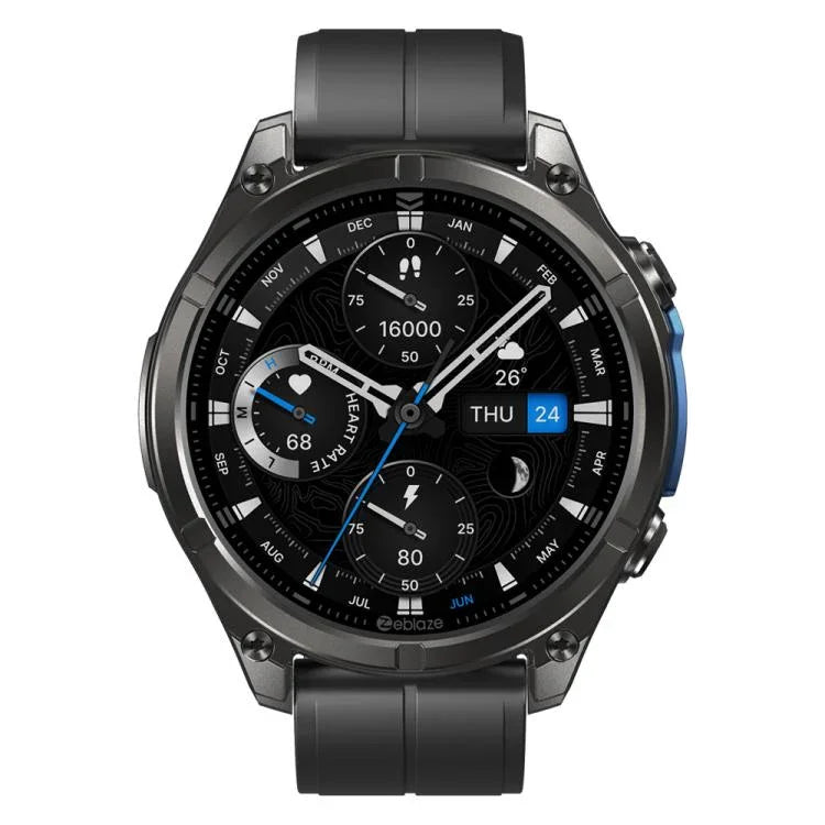 Zeblaze Vibe 8 Robuste Outdoor-Smartwatch mit 1,43-Zoll-Display, 5 ATM &amp; IP69K Wasserdichtigkeit und integrierter Taschenlampe