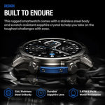 Zeblaze Vibe 8 Robuste Outdoor-Smartwatch mit 1,43-Zoll-Display, 5 ATM &amp; IP69K Wasserdichtigkeit und integrierter Taschenlampe