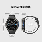 Zeblaze Vibe 8 Robuste Outdoor-Smartwatch mit 1,43-Zoll-Display, 5 ATM &amp; IP69K Wasserdichtigkeit und integrierter Taschenlampe